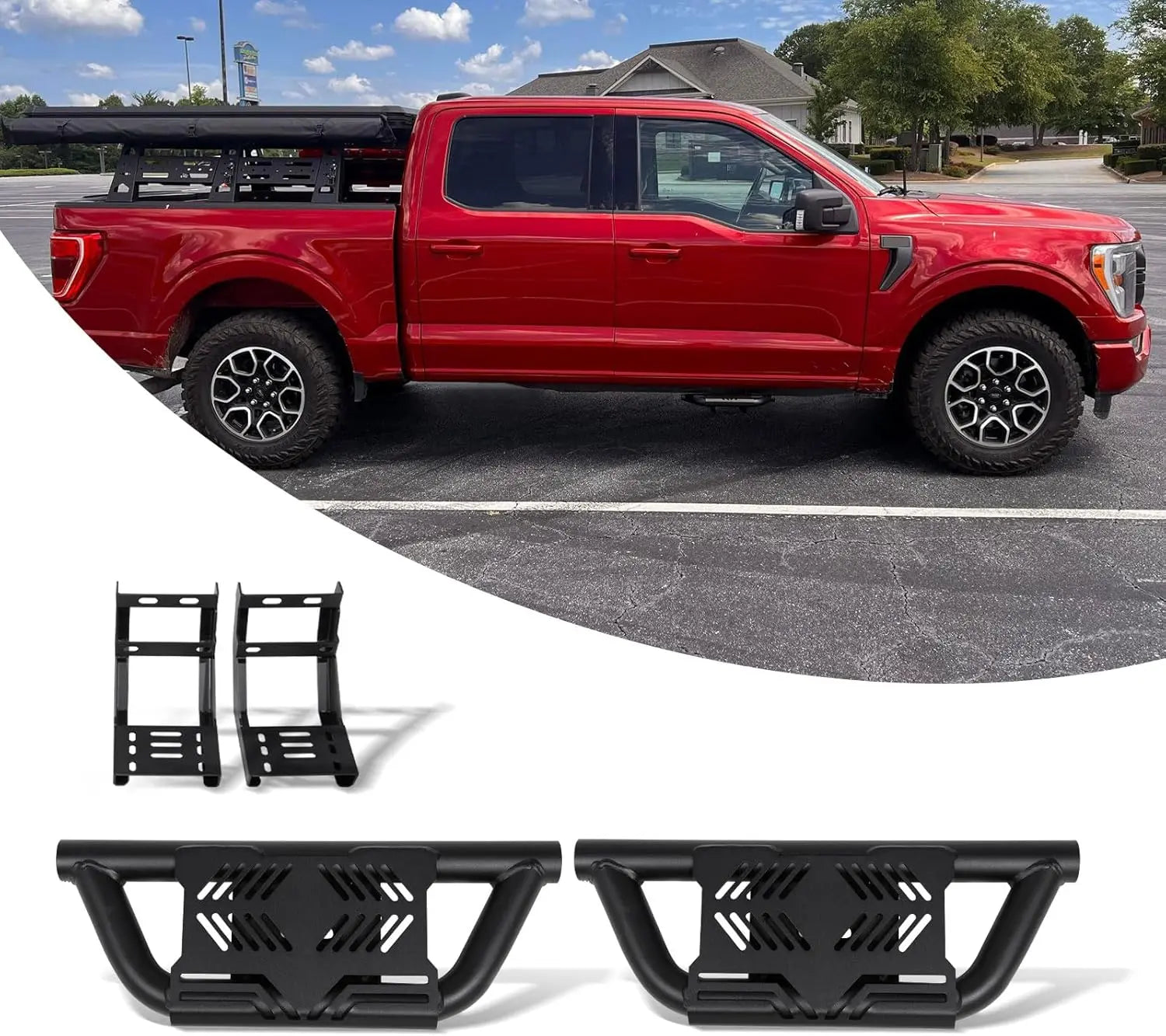 2X EZ Side Steps for Ford F Series-1