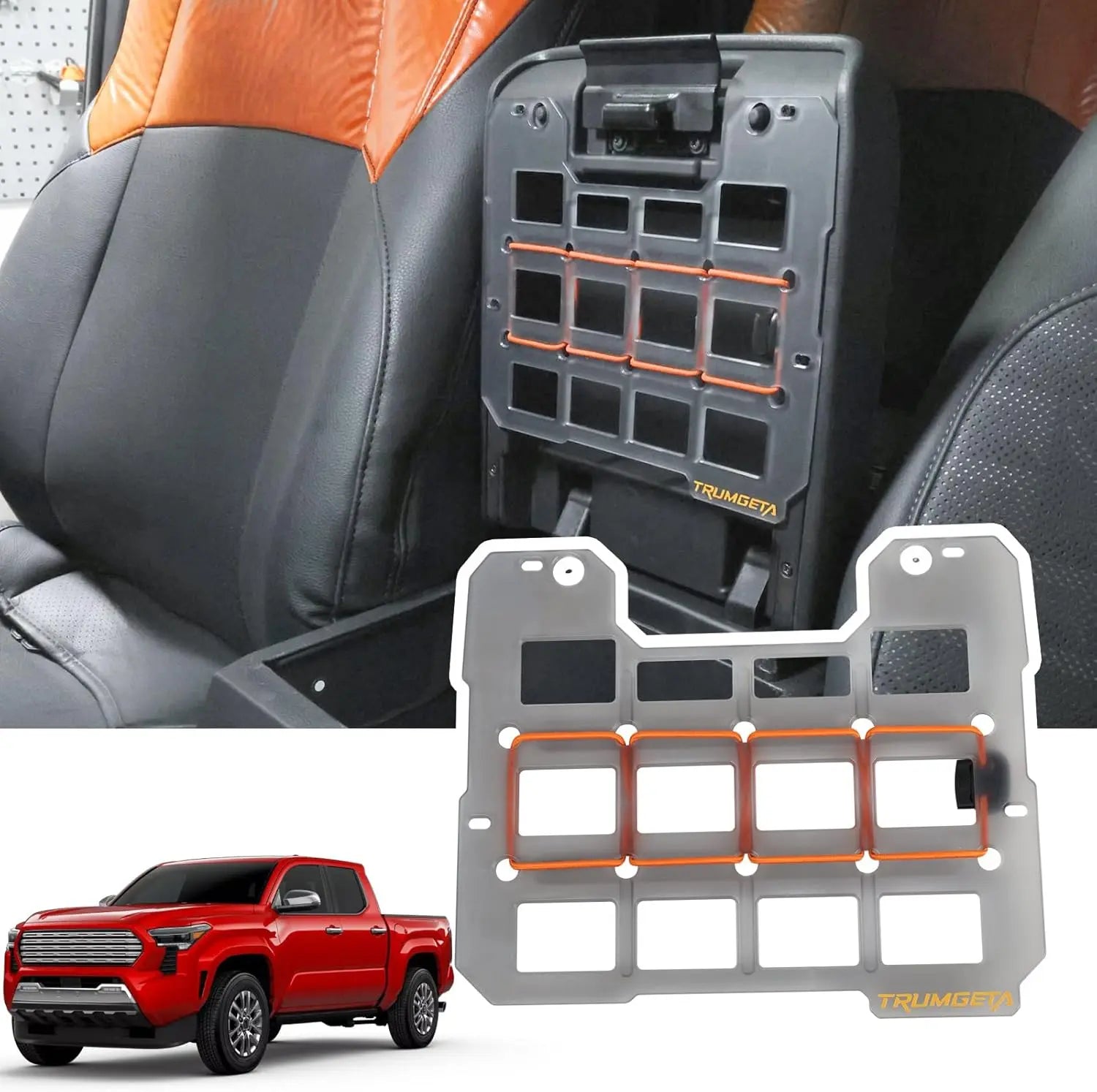 Center Console MOLLE Panel for 2024 2025 Toyota Tacoma-5