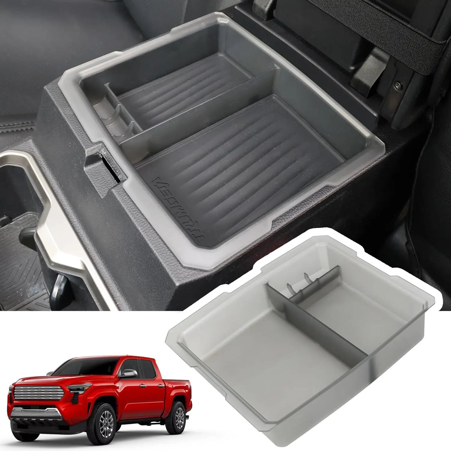 Center Console Organizer Tray for 2024 2025 Toyota Tacoma  & Toyota 4Runner 2025+-1