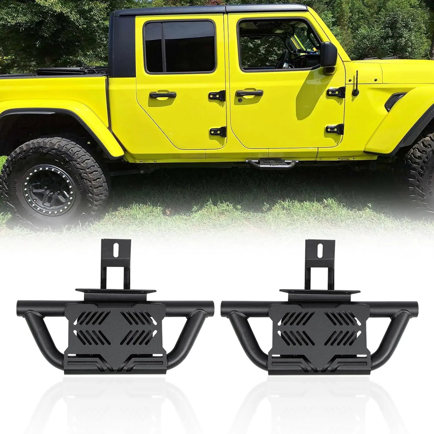 2X EZ-Side-Steps for 2019-2024 Jeep Gladiator JT-1