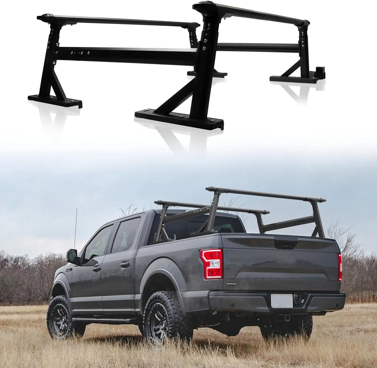 800LB Extendable Bed Rack for Truck-1