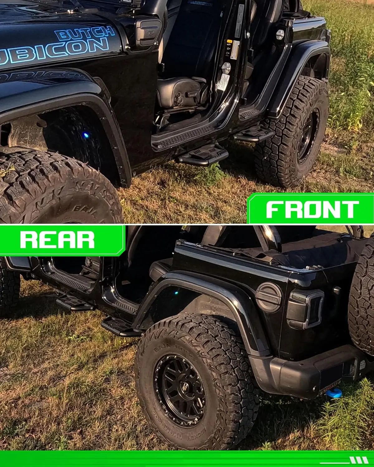 2X EZ Side Steps for 2007-2018 Jeep Wrangler JK-3