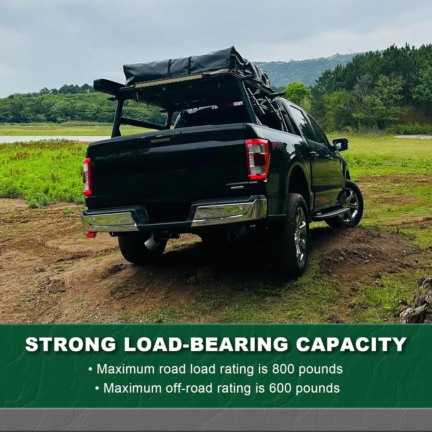 800LB Extendable Bed Rack for Truck-6