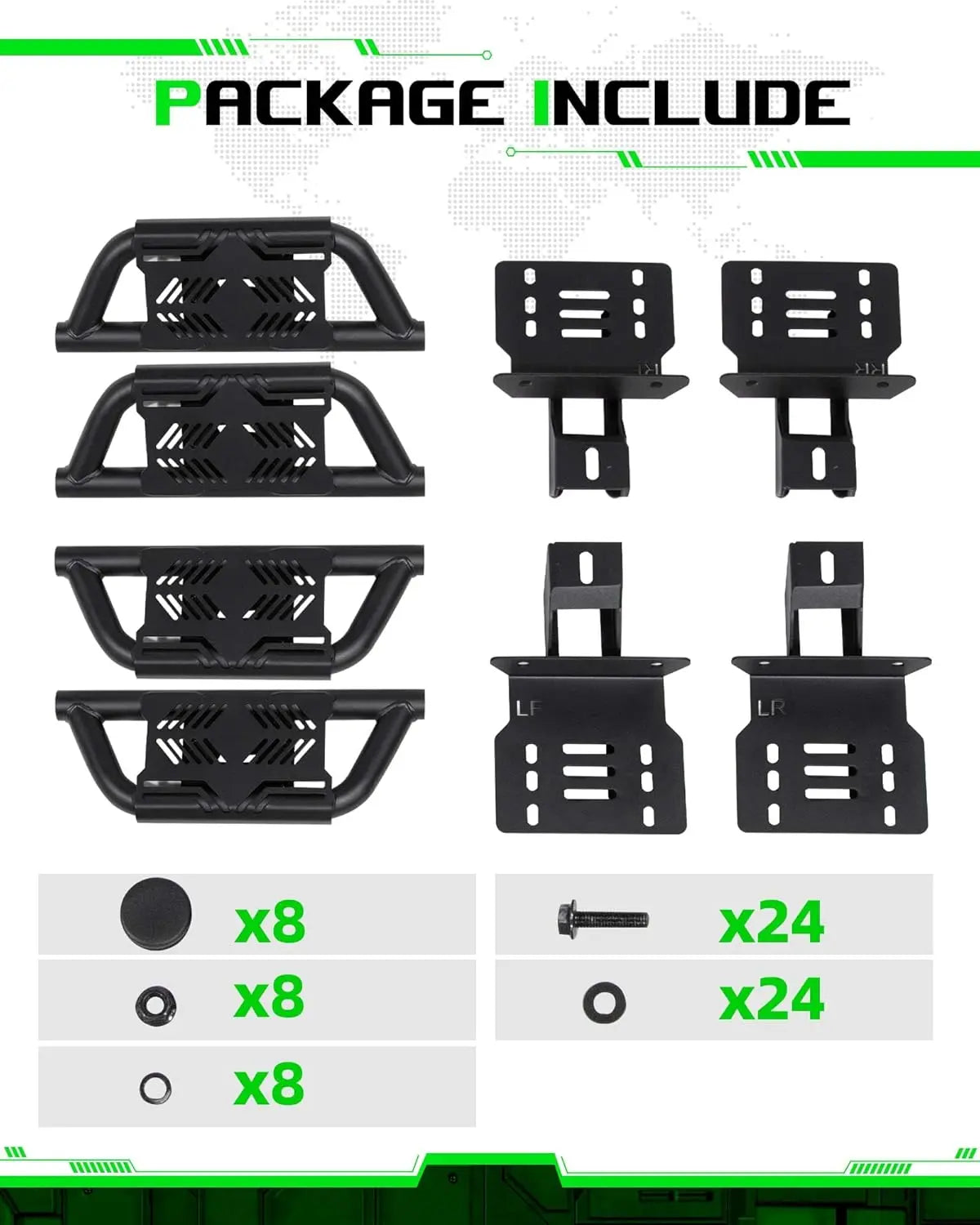 EZ Side Steps for Jeep Wrangler JL-8